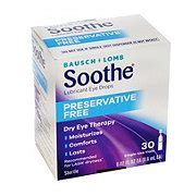 Soothe Long Lasting Preservative Free Eye Drop Vials - Shop Eye Drops & Lubricants at H-E-B