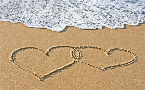 Love Heart Sand wallpaper | 1920x1200 | #28099