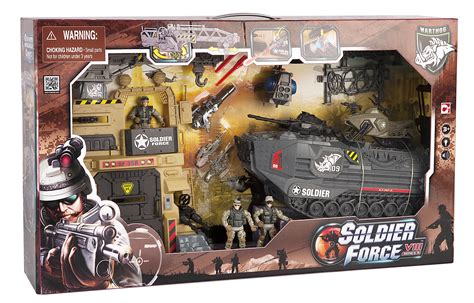 Osta Soldier Force - VIII Steel Warthog Camp Playset (521010)