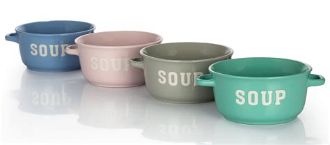 Set of 4 Handled Soup Bowls – Dinnerwarehouse