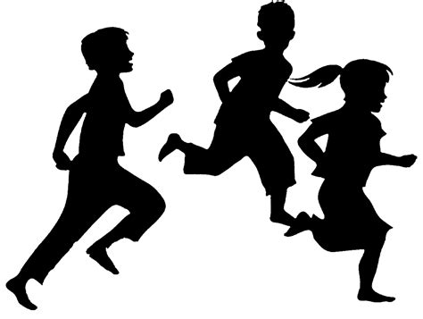 Child Silhouette Running Clip art - Jogging png download - 1200*905 - Free Transparent Child png ...