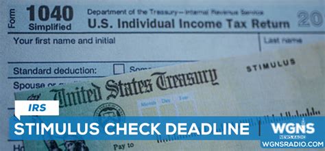 IRS Extends Stimulus-Check Deadline to Nov. 21 - WGNS Radio