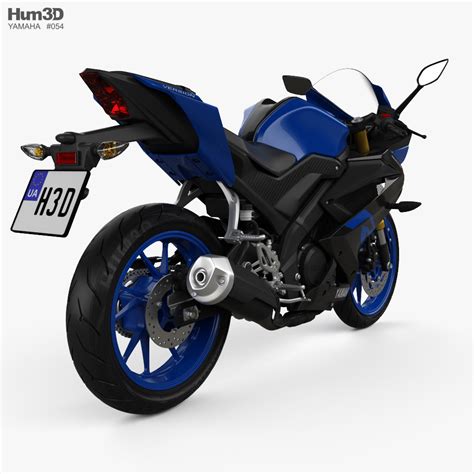 Yamaha R15 2020 3D model - Vehicles on Hum3D