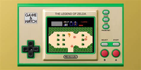 The Legend of Zelda Game and Watch Comes With Three Classic Games