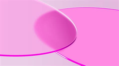 Pink Circles Transparent Materials PowerPoint Background