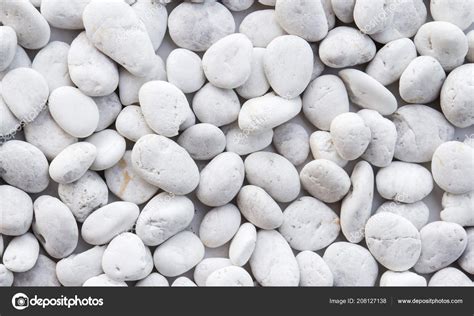 White Pebbles Stone Texture Background Stock Photo by ©tendo23 208127138