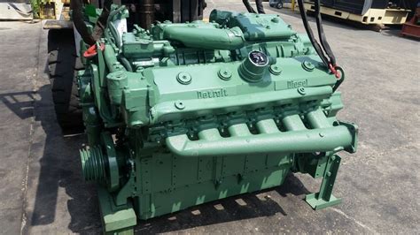 Detroit Diesel 12V-71 Engine | Detroit diesel, Diesel trucks, Big trucks