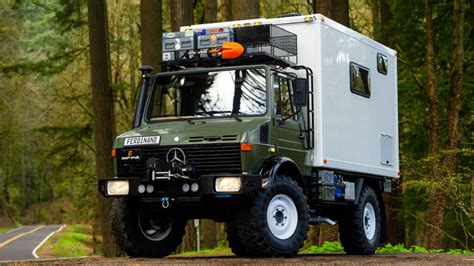 Mercedes-Benz Unimog U1300L Converted into Off-Road Camper