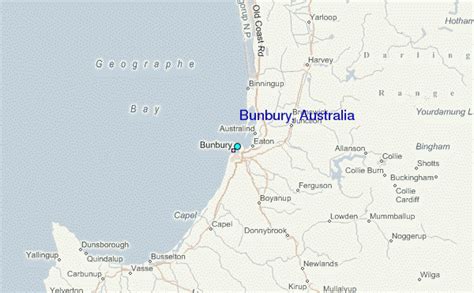 Bunbury Map - Australia