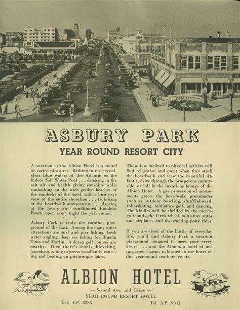 The Albion Hotel - Asbury Park, NJ — Vintage Asbury Park