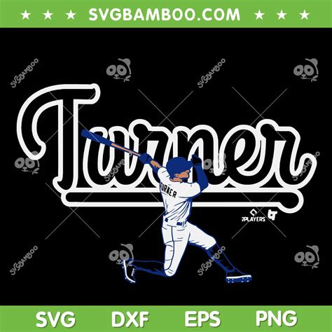 Trea Turner SVG, Philadelphia Baseball Turner SVG, Sport