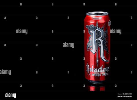 Can relentless energy drink hi-res stock photography and images - Alamy