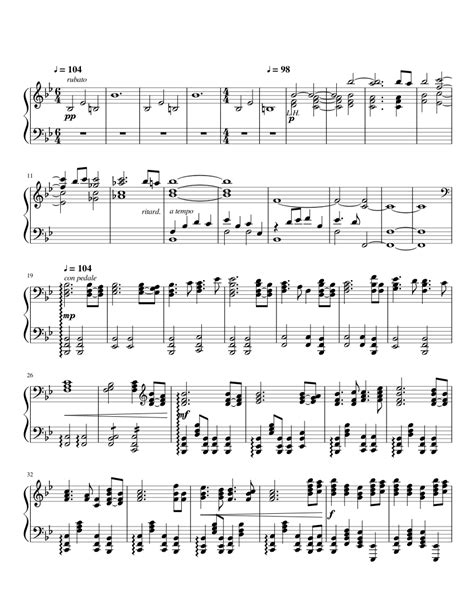 Jurassic Park Theme (Piano Arrangement) Sheet music for Piano (Solo ...