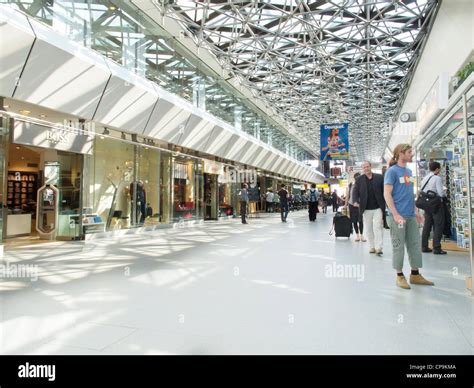 Berlin - Tegel Airport arrivals and departures area Stock Photo - Alamy