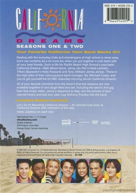 California Dreams: Seasons 1 & 2 (DVD 1992) | DVD Empire