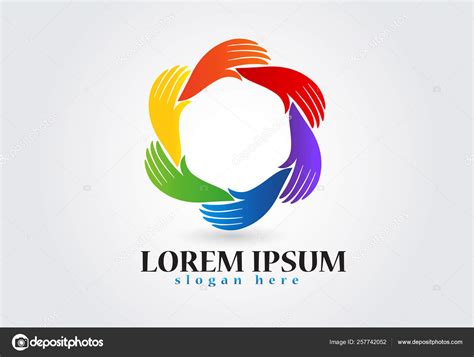 Logo hands in a circle Stock Vector Image by ©Glopphy #257742052