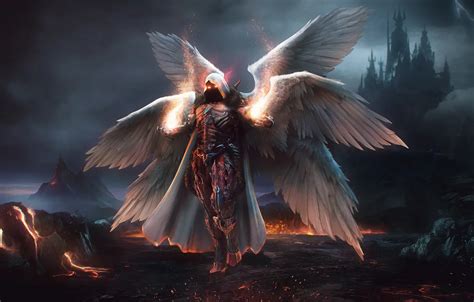 Wallpaper wings, angel, dark, armor, armor, wings, angel, Seraphim, seraphim images for desktop ...