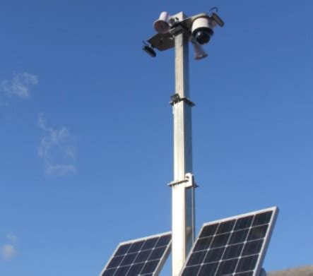 CCTV Tower Hire // CCTV towers solar and battery powered // Cerberus