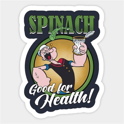 Popeye Spinach by enjoystick | Spinach, Popeye, Stickers