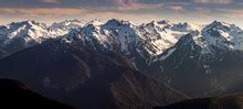 Olympic Mountains With Snow Free Stock Photo - Public Domain Pictures