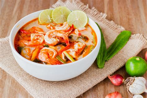 Seafood Tom Yum Soup (Tom Yum Thale) | Asian Inspirations