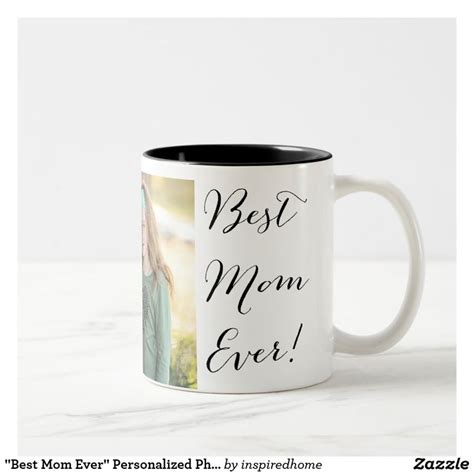 "Best Mom Ever" Personalized Photo Mug | Zazzle | Mugs, Personalized ...