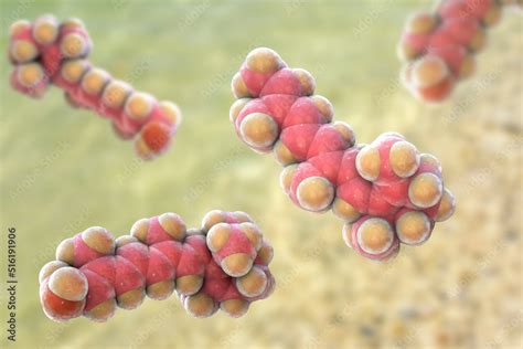 Molecular model of vitamin A, retinol Stock Illustration | Adobe Stock