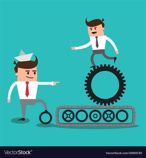 Businessman cartoon project design Royalty Free Vector Image