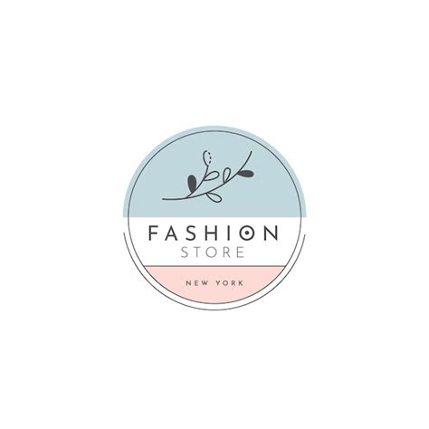 Free Vector | Fashion shop logo template