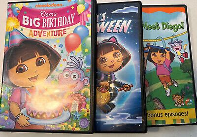 DORA THE EXPLORER Dora`s Big Birthday Adventure / (Full Dol Ocrd) Dvd New $9.65 - PicClick