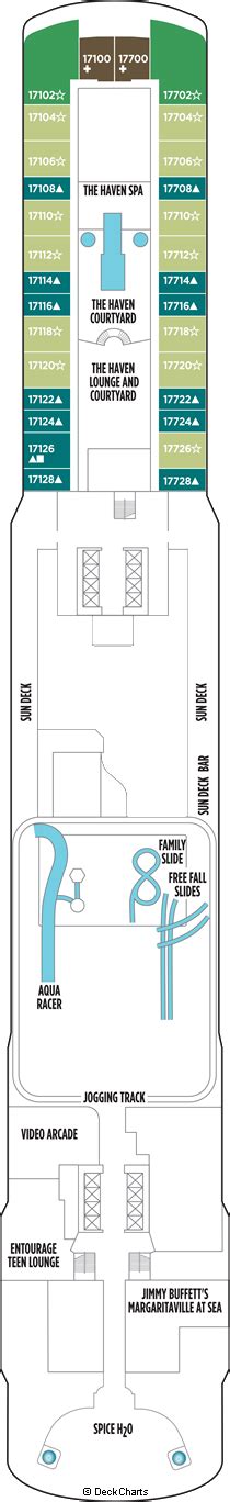 Norwegian Escape Deck Plans: Ship Layout, Staterooms & Map - Cruise Critic