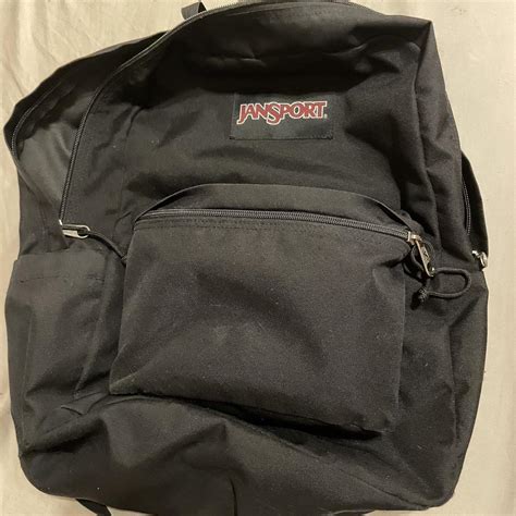 jansport superbreak plus backpack - laptop pocket -... - Depop