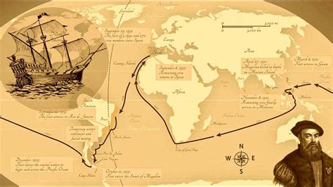 Ferdinand Magellan Map