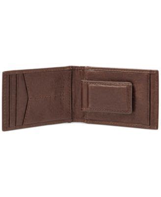 Fossil Ingram Rfid Money Clip Bifold Wallet | IUCN Water