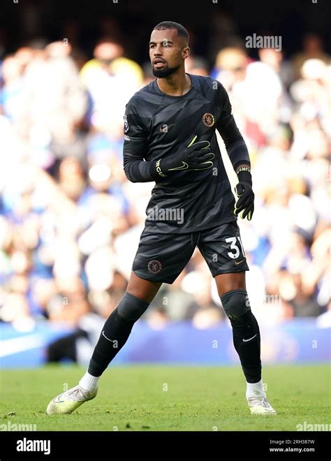 Chelsea goalkeeper Robert Sanchez during the Premier League match at ...