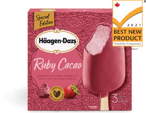 HÄAGEN-DAZS Ruby Cacao Ice Cream Bars | Häagen-Dazs Canada