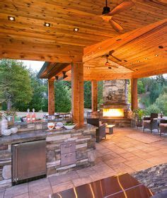 Outdoor Fireplace Designs, Backyard Fireplace, Fireplace Kitchen ...