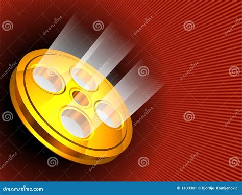 Movie Tape Background stock illustration. Illustration of background - 1433381