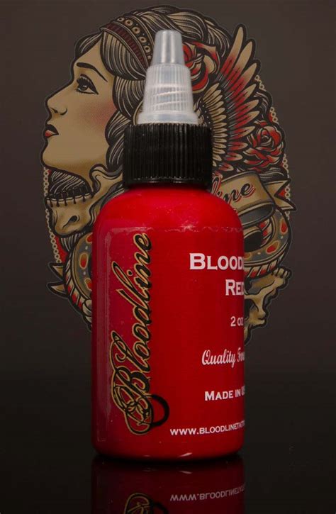 Bloodline Tattoo Ink Bloodline Red | Joker Tattoo Supply | Professional Tattoo Supplies and ...