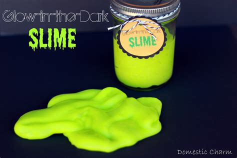 Domestic Charm: Glow-in-the-Dark Slime