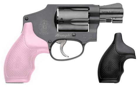 Smith & Wesson Model 442 38 Special J-Frame Revolver with Pink Grips ...