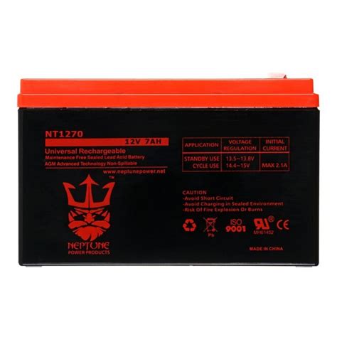 Razor E90 12V 7Ah SLA Replacement Electric Scooter Battery by Neptune ...