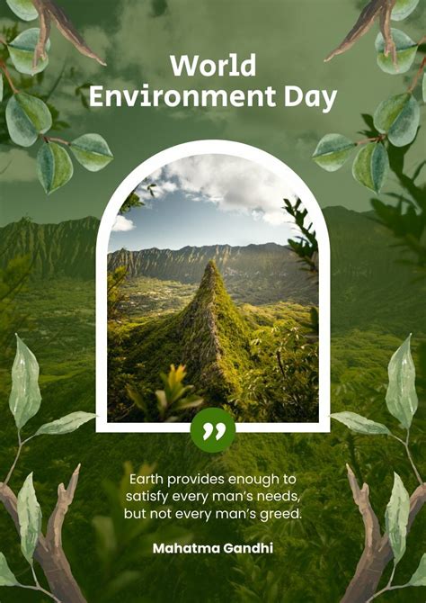 Environment Day Poster - Piktochart