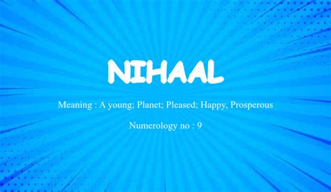 Nihaal Name Meaning