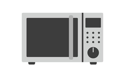 Microwave clipart vector illustration. Simple microwave oven flat ...