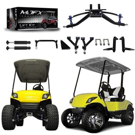 MJFX Yamaha Drive Golf Cart Lift Kit 6" Tubular A Arm, 2007-2016 (g29 ...