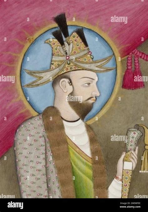 19th century painting depicting Emperor Ahmad Shah Durrani of Afghanistan-cropped-2 Stock Photo ...