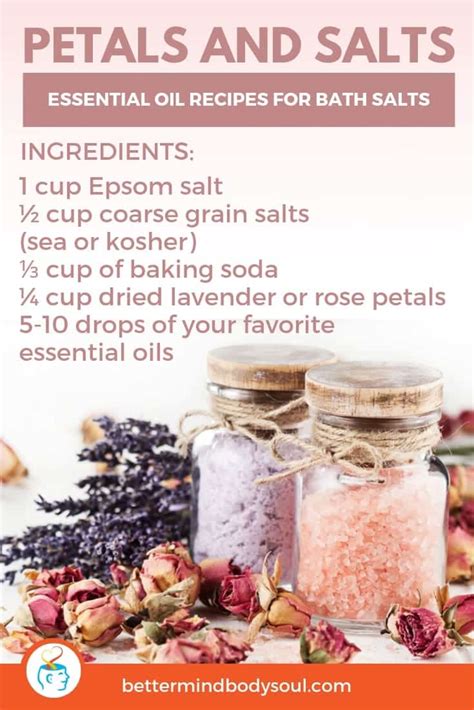 21 of the Best Essential Oil Recipes For Bath Salts