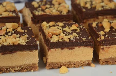 Chocolate Peanut Butter Bars - Joyofbaking.com *Video Recipe*