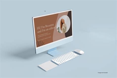 Premium PSD | Computer desktop screen mockup